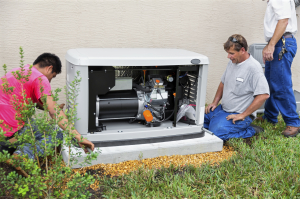 unplugging an electrical outlet